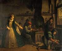 A Lady Visiting an Alchemist's Laboratory