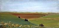 Landscape with Fields, Flowers and Figures