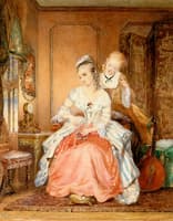 A lady and her maid