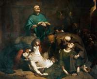 The Burial of Harold at Waltham Abbey