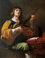 Portrait of an artist and guitarist