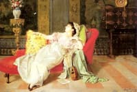 Woman with mandolin