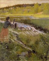 By the Lake. View from Balingsta