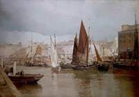 The North Quay with Old St Matthew's, 1895