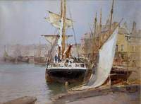 The 'Double Corner', North Quay, 1889