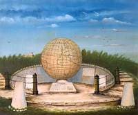 Globe at Durlston, Swanage, Dorset