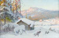 The Mountain Pasture in Winter
