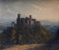 Castle Ruins on a Mound