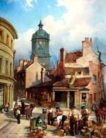 Norfolk Street and Pinstone Street with St Paul’s, Sheffield