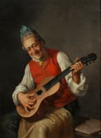 Seated musician