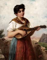 Woman with Mandolin