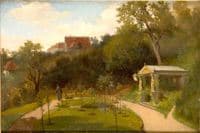 Park with a Classical Pavilion