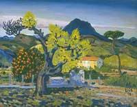 Pear Tree in Blossom