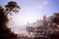 Evening in the Bay of Genoa