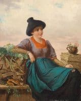 Portrait of a Tyrolese Vegetable Seller