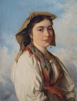 Portrait of a Young Italian Woman