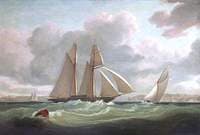 The 'Camilla', of the Royal Yacht Squadron, Owned by Henry Montagu Upton...