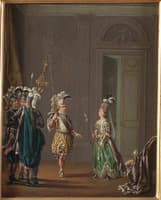 King Gustav III and Ulrika Eleonora von Fersen