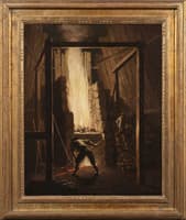Interior of a Copper Foundry in Falun