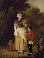 Young Woman Buying a Love Song