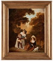 Two Women with a Boy
