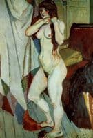 Suzanne Valadon se coiffant