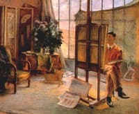 Mr. Kume in his Atelier