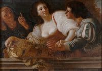 The Girl with Grapes