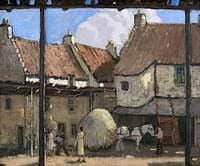 A Sunlit Courtyard, Culross