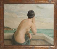 Nude on Balcony