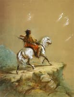 Crow Indian on the Lookout