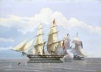 The Capture of the Slaver 'Formidable' by HMS 'Buzzard', 17 December 1834
