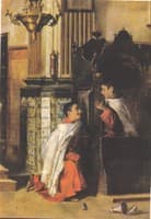 Altar Boys at the Confessional