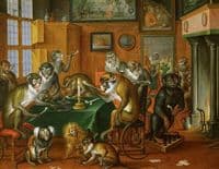 Monkeys Smoking