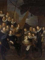 Officers and Other Members of the Militia of District XIX in Amsterdam