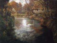 Normandy River Landscape