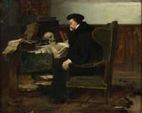 Absorbed in his Studies