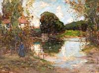Landscape with a Farmhouse and a Figure