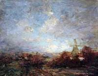 Landscape with a Windmill