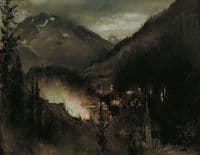 Wildbad Gastein in the Evening