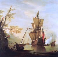 Stern View of the 'Royal Caroline'