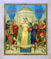 Art Crowned by Time (mural study)