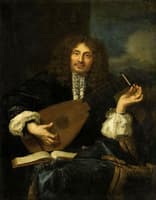 Portrait d'homme jouant du Luth