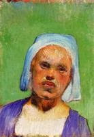 Portrait of a Pont-Aven Woman (Marie Louarn?)