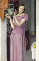 Girl with a Parrot