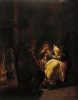 Peasants in an Interior