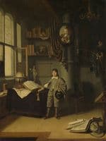 A Young Man in a Study