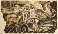 Study for The Chariot of Poseidon