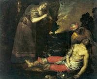 Herminia and Vafrino Find the Wounded Tancred