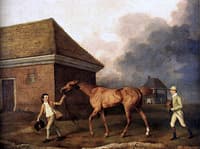 'Laura' with a Jockey and Stable-Lad